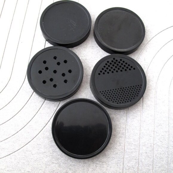 Magic Bullet Original set of 5 black replacement top lids for Magic Bullet - Picture 2 of 4